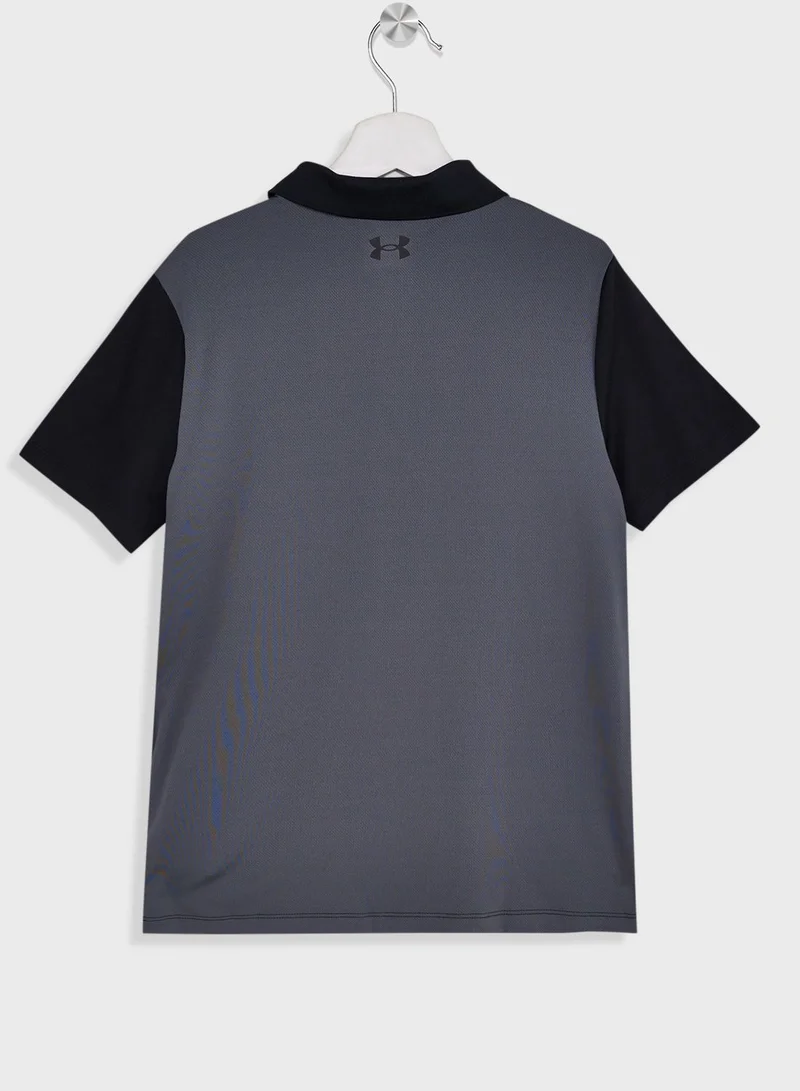 UNDER ARMOUR Perfect Color Block Polo T-Shirt