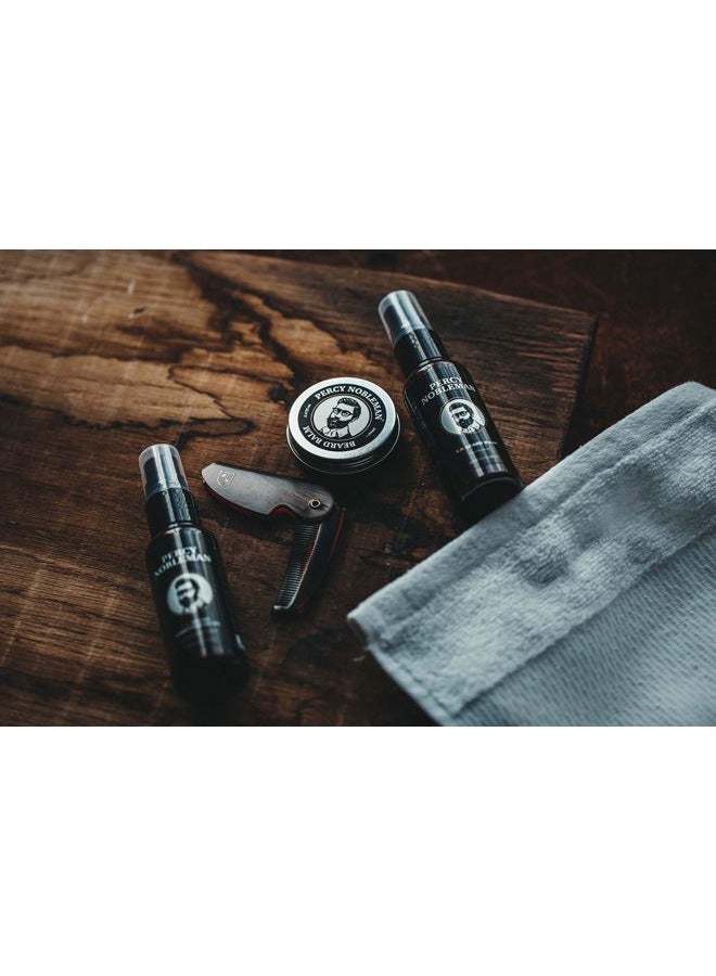Percy Nobleman Beard Grooming Kit - Signature Scented Beard Oil 50ml, Wash 50ml, Balm 20ml & Comb - Image 5