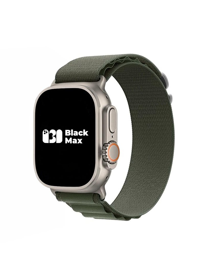 BLACK MAX “Black Max Smart Watch – Water-Resistant, Heart Rate Monitoring, Stylish Design with 2-Year Warranty” - Image 1