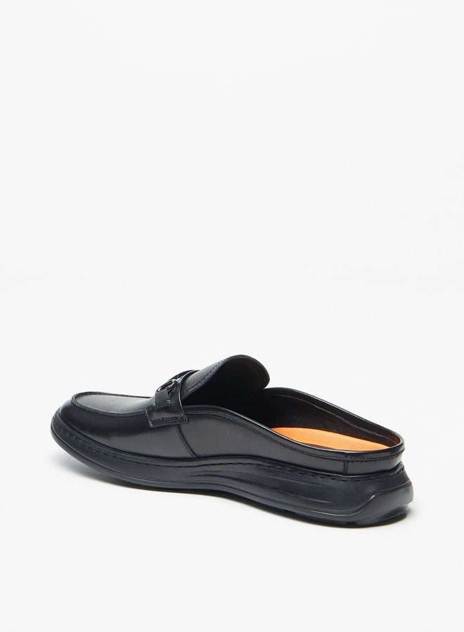 Le Confort Men's Textured Slip-On Mules - Image 2