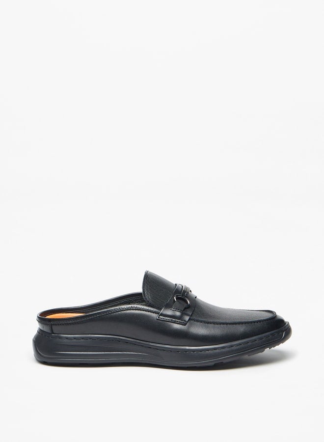 Le Confort Men's Textured Slip-On Mules - Image 3