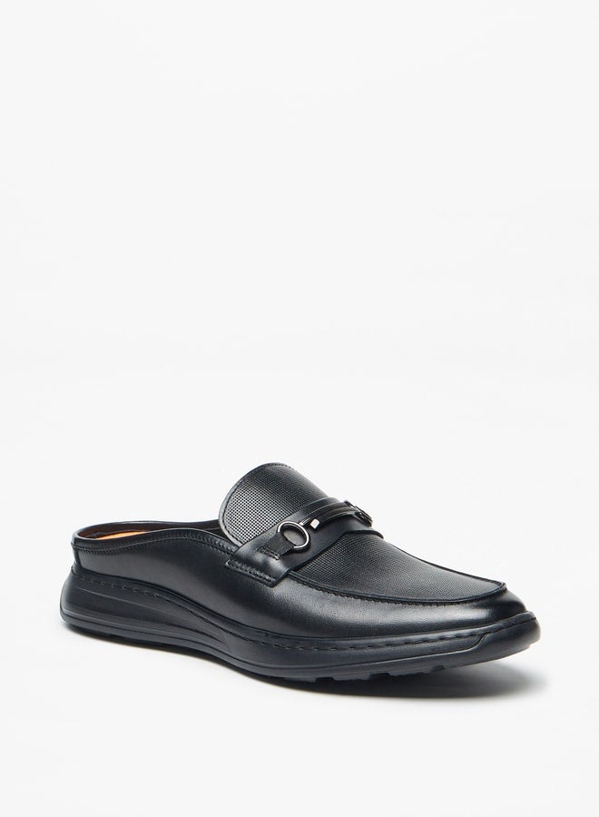 Le Confort Men's Textured Slip-On Mules - Image 1