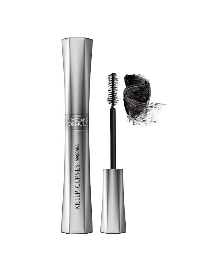 فيزيشنز فورميلا ماسكارا Killer Curves Curling Mascara، سوداء، تعمل على رفع الرموش بكثافة كاملة، معتمدة من أطباء الجلدية، تم اختبارها سريريًا، معتمدة من أطباء العيون، خالية من القسوة، نباتية - Image 1