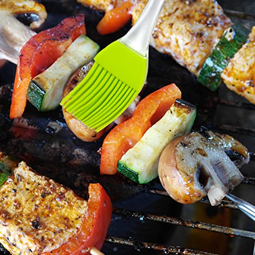 ZEPELOFFY Pastry Brush, Basting Brush,Basting Brush for Cooking,Heat Resistant Silicone Brush for Kitchen BBQ Grill Barbecue Baking - Image 4