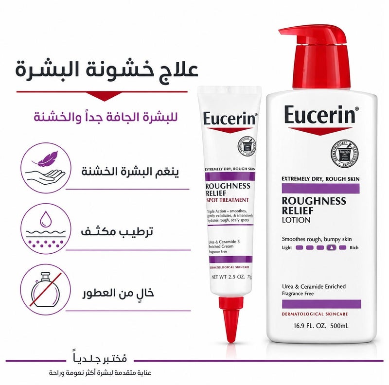 يوسيرين مجموعة يوسيرين لتخفيف خشونة البشرة (لوشن ترطيب الجسم 500 مل + كريم العلاج الموضعي المركز 71 جم) - Image 1