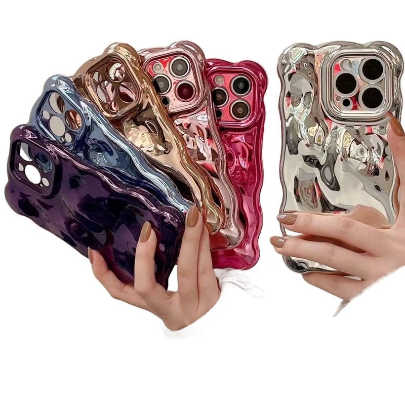 BB غطاء واقي، مقاوم للصدمات لـ iPhone 16 / 16 Plus / 16 Pro / 16 Pro Max، بنفسجي سيليكون من السيليكون باللون البنفسجي - Image 2