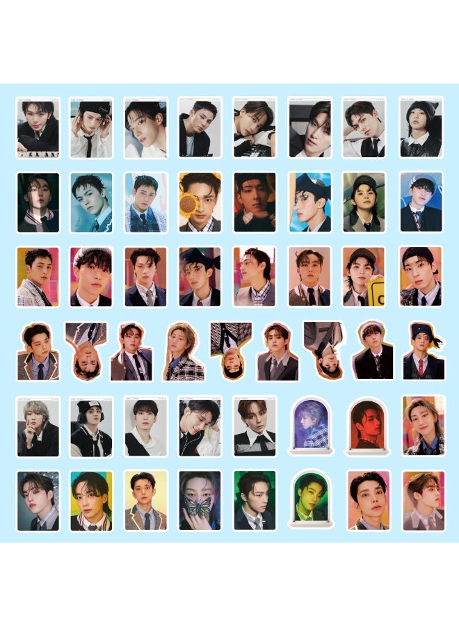 NIBEMINENT 97 Pcs Kpop SEVENTEEN 17 IS RIGHT HERE Deco Kit Waterproof Stickers, High Definition Printing Bright Colors, Suitable for Laptop Skateboard Luggage Water Bottle Guitar DIY - Image 3