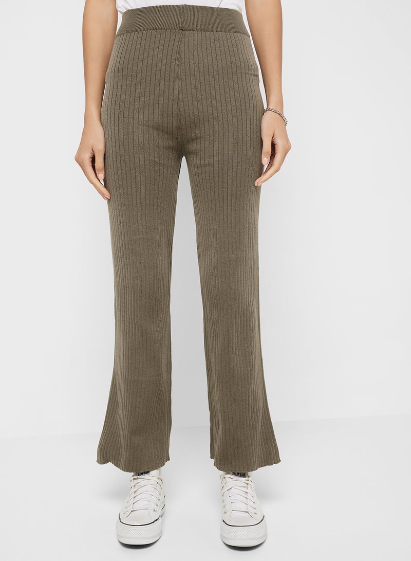 جينجر طقم بيجامة نسائي محبوك بياقة عالية - Image 4