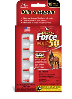 ProForce 50 SpotOn Fly Control For Horses, 6 Count - pzsku/ZAA17AF3A5C1B7B39563FZ/45/_/1726220925/ac87aeb4-7a4a-472b-a53e-13aee338139e