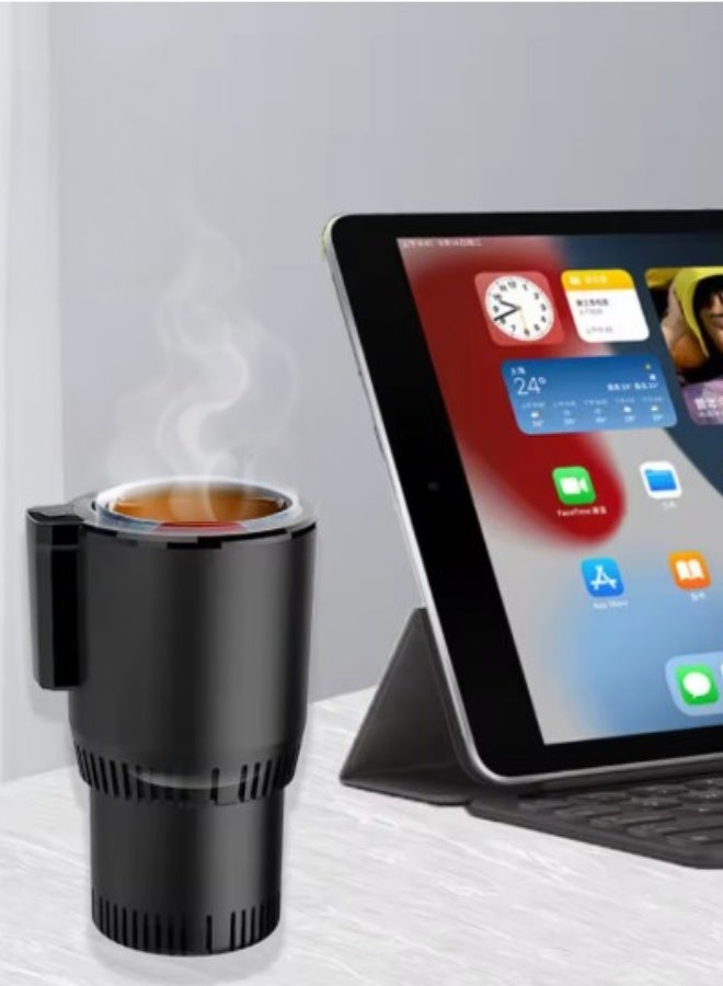 Smart Car Hot and Cold Cup – Mini Thermoelectric Car Mug with Screen Display for Heating & Cooling  - Image 5