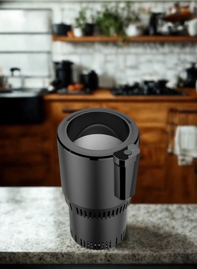 Smart Car Hot and Cold Cup – Mini Thermoelectric Car Mug with Screen Display for Heating & Cooling  - Image 1