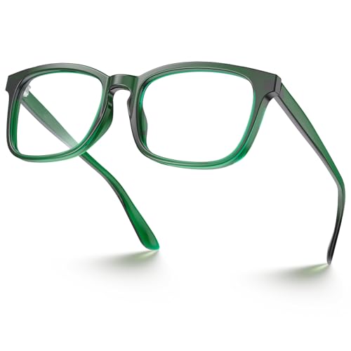 VISOONE Blue Light Blocking Glasses Square with Anti Computer Glare for Gaming Women and Men MONTANA - Image 1