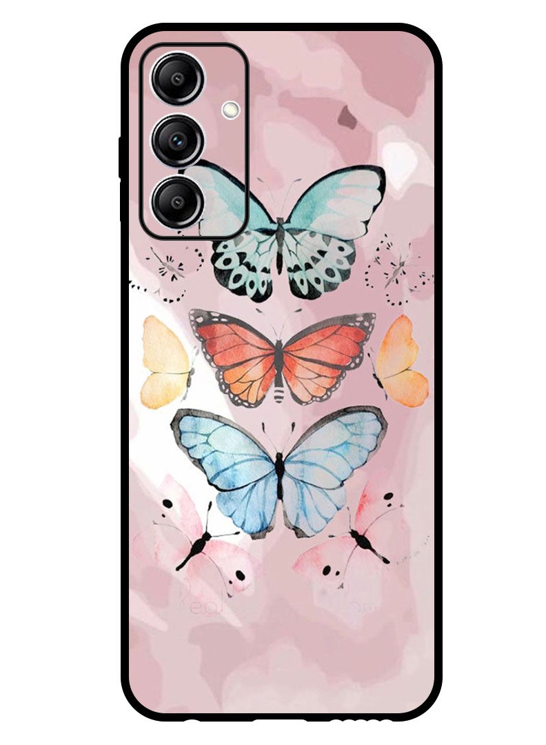 Theodor Protective Case Anti Scratch Shock Proof Bumper Cover For Samsung Galaxy A15 Butterflies - Image 1