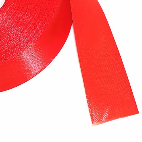 SWTOOL 1" Single Face Satin Ribbon 50 Yards Roll for Wedding Details, Sewing Projects, Gift Wrapping, Invitation Embellishments and Crafting Projects Etc (Red) - Image 3