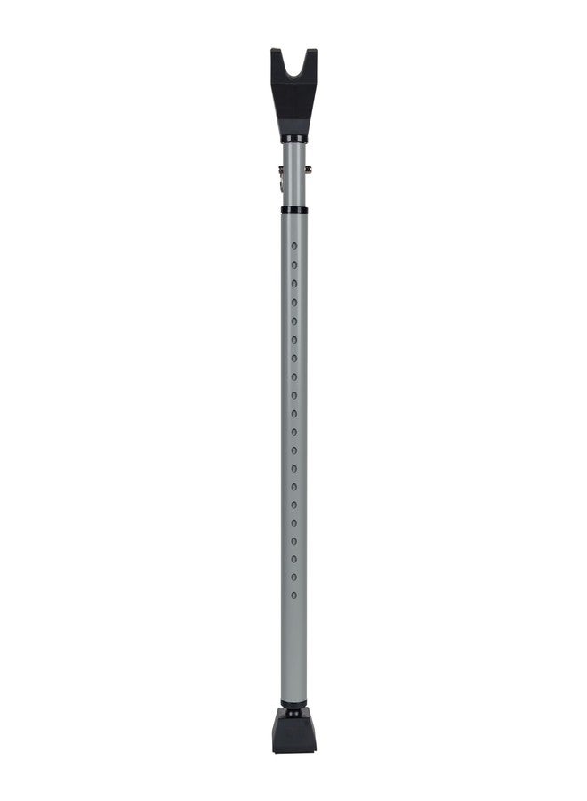 SABRE Adjustable 2-in-1 Door Security Bar, Door Stop Bar Secures Onto Door Knob, Strong Scratch-Proof Grip, Steady Against Floor, Removable Door Knob Top For Sliding Door Use, Portable & Easy to Use - Image 1