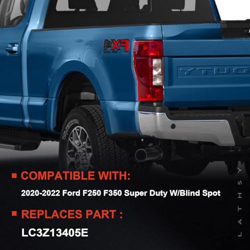 Lathsy LED Tail Light Left Driver Side Compatible With 2020-2022 Ford F250 F350 Super Duty W/Blind Spot Replace:LC3Z13405E - Image 2