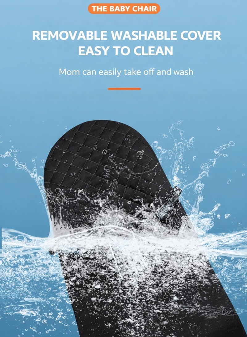 ARNOTEC Baby Bouncer Seat for Infants 0–18 Months – Portable Rocker with Soothing Vibrations, Mesh & Organic Cotton Fabric, 3 Recline Positions, Removable Toy Bar & Hanging Toys - Image 5