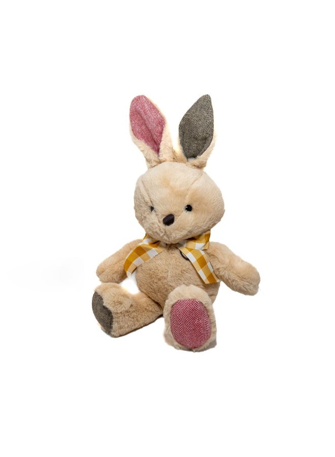 DANUBE HOME دمية أرنب بني محشوة بطول 65 سم مع شريط - لعبة أرنب محشوة فائقة النعومة للأطفال | أرنب محبب لغرفة الأطفال، هدايا للأطفال وزينة الغرف - Image 4