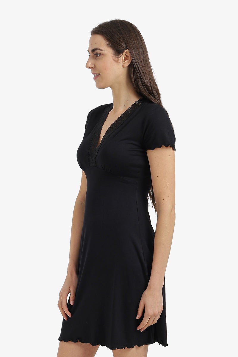 Carina Lace V-Neck Nightgown - Image 2