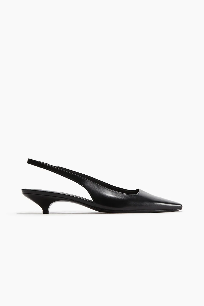 اتش اند ام Pointed slingbacks