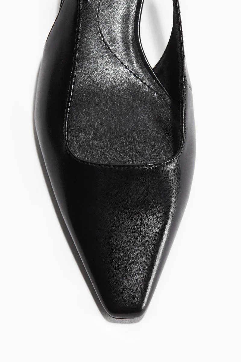 اتش اند ام Pointed slingbacks