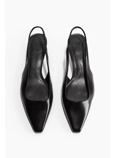 اتش اند ام Pointed slingbacks