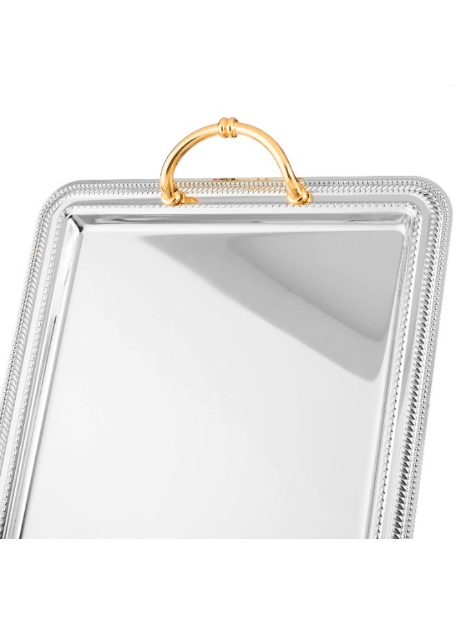 السيف  ✨ صواني السيف المعدنية الفاخرة ✨  3 مقاسات متعددة الاستعمال 🤍 أناقة تليق بكل ضيافة - Image 2