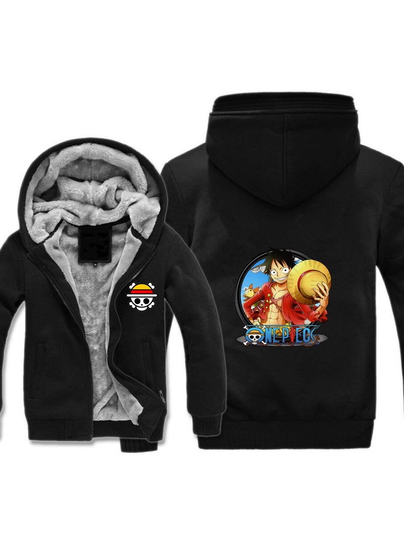 KUYING New One Piece Printed Zipper Sweatshirt Casual Sportswear  - Image 1