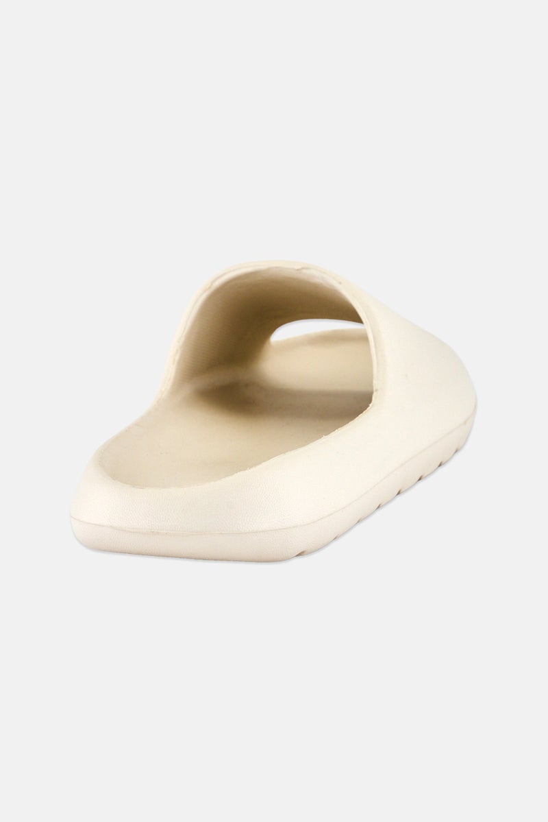 Nicce Men Brand Logo Slides, Beige - Image 3