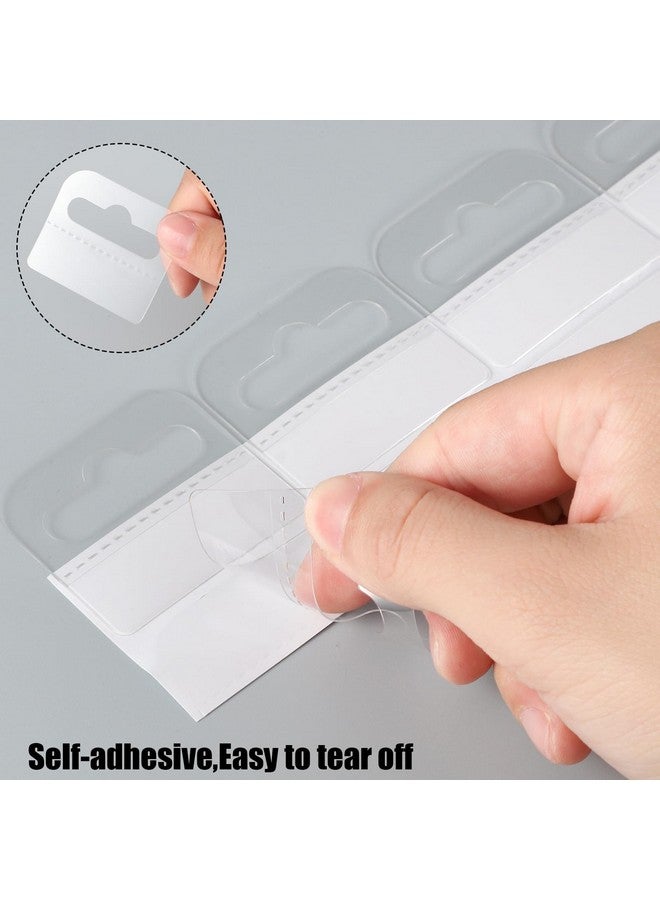 بروديوت 800 قطعة من علامات التعليق ذات الفتحات وعلامات التعليق ذاتية اللصق وعلامات العرض شديدة التحمل رائعة لعروض البيع بالتجزئة في متاجر الأعمال الصغيرة (1-7/10" × 1-3/5") - Image 4