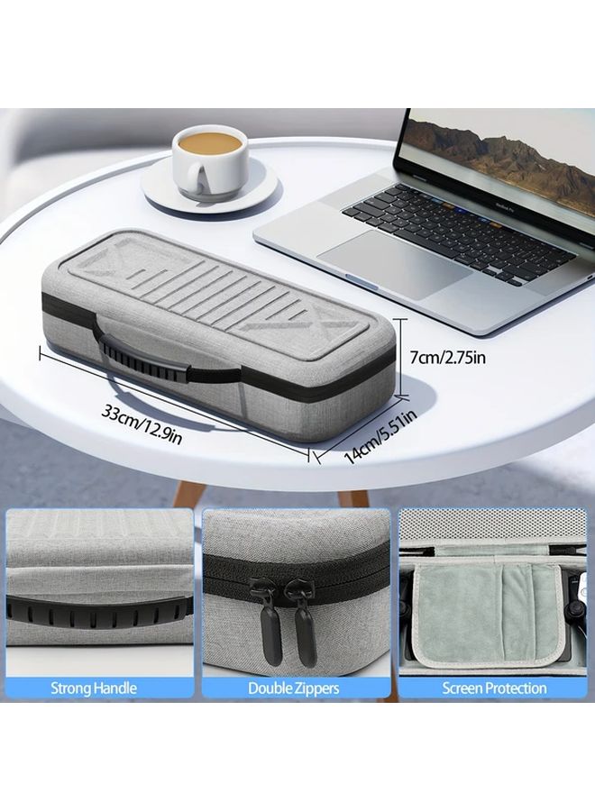 Grey EVA Protective Carrying Case for PS Portal with Accessory Compartment - Image 2