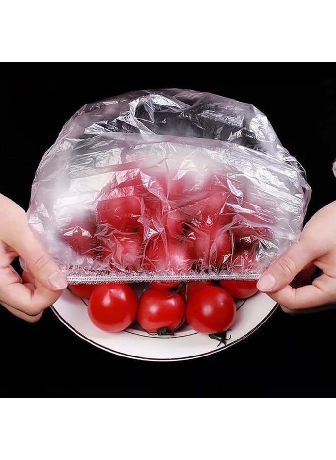 Generic Bags To Cover Food In The Refrigerator And Outside 50 Pieces Transparent Color  - Image 4