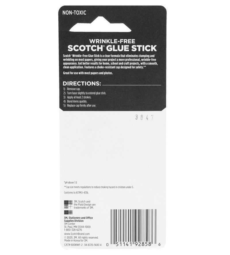 Scotch Wrinkle-Free Glue Sticks, 2 Pack, .27 oz Each - Image 3