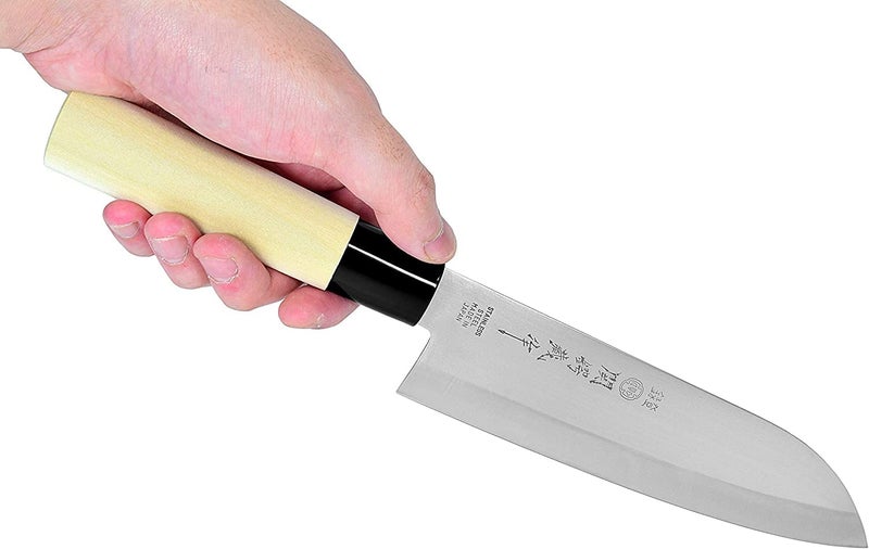 JapanBargain JapanBargain 1545, Japanese Santoku Knife, Stainless Steel Kitchen Knife Sushi Chef Knife, 170mm, Made in Japan  - Image 3