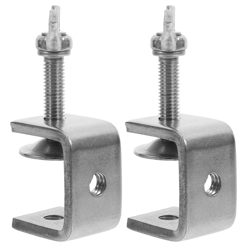 Stainless Steel Heavy Duty Woodworking Clamps 0 25mm 2pcs Set For Carpentry DIY - Image 2