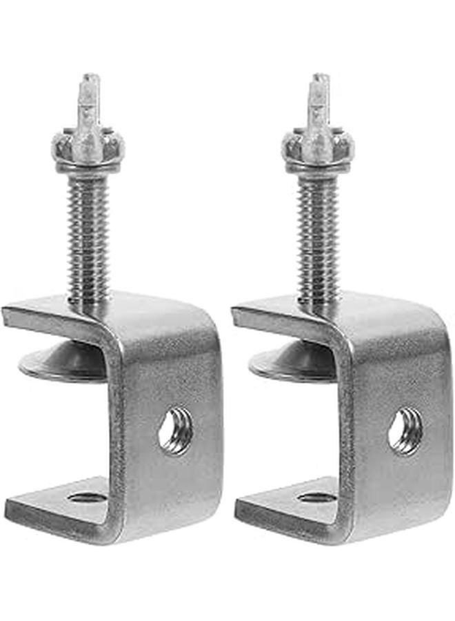 Stainless Steel Heavy Duty Woodworking Clamps 0 25mm 2pcs Set For Carpentry DIY - Image 1