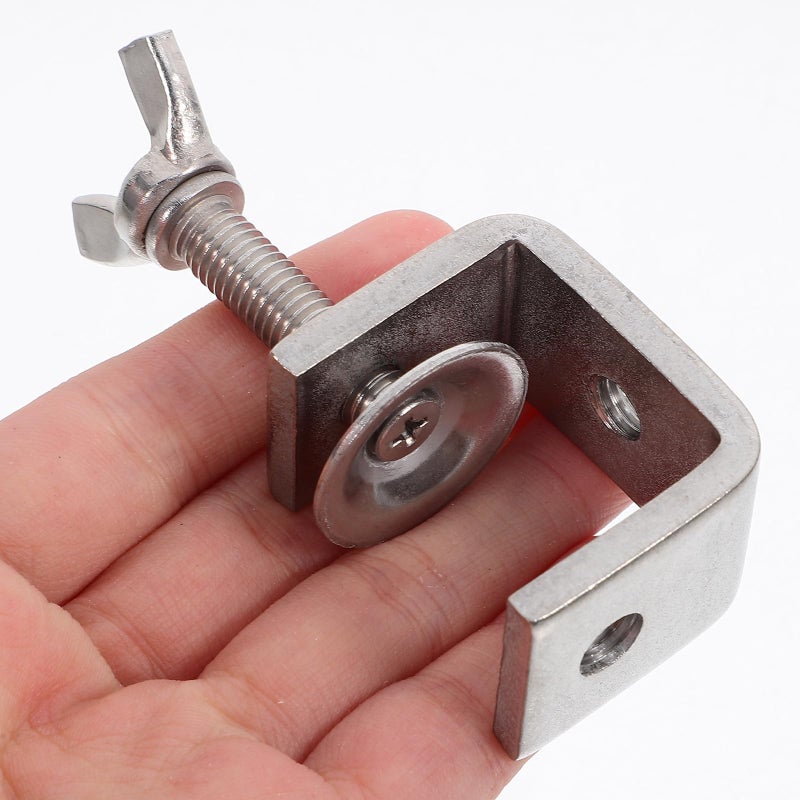 Stainless Steel Heavy Duty Woodworking Clamps 0 25mm 2pcs Set For Carpentry DIY - Image 4