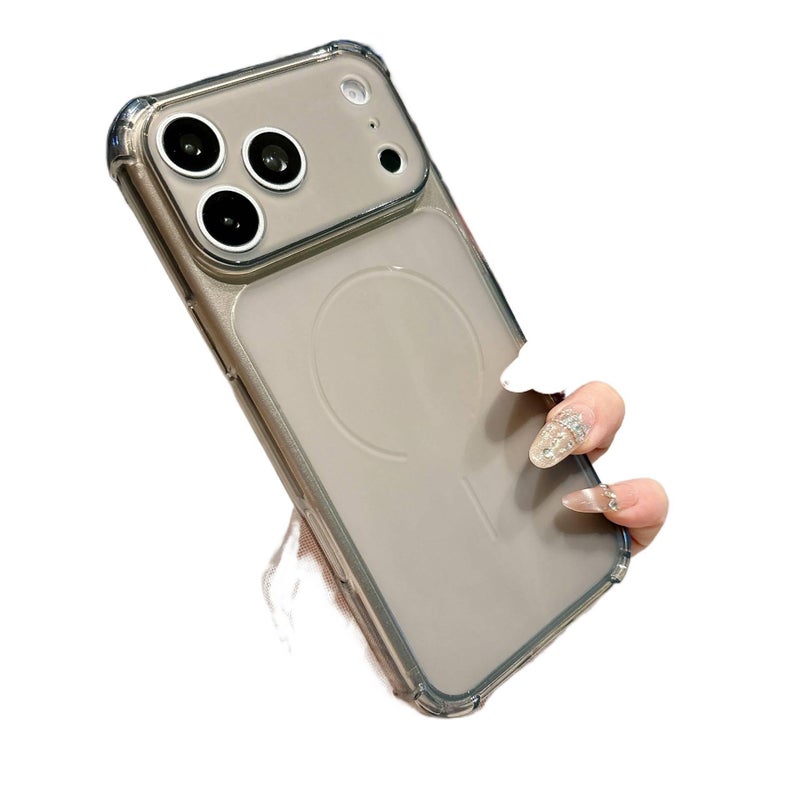 LS غطاء واقي بTPU لـ iPhone 14 / 14 Plus / 14 Pro / 14 Pro Max مع حماية من السقوط وملمس غير لامع مع مقاوم للصدمات مع تصميم نافذة كبيرة باللون أسود من مادة TPU باللون الأسود - Image 1