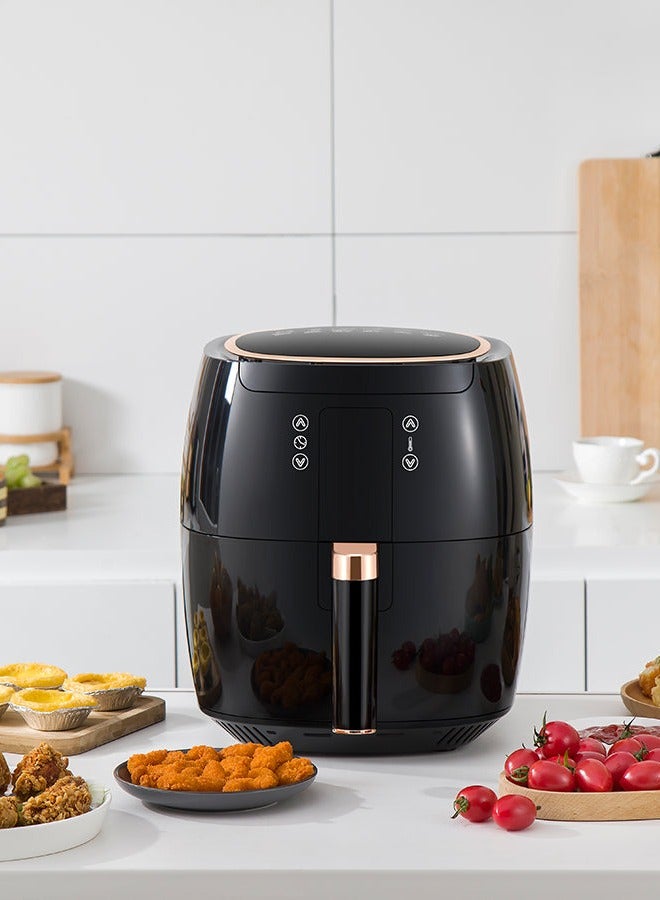 سويس برو+ مقلاة هوائية رقمية سويس برو+ سعة 7 لتر وقوة 1750 واط - أسود - Image 1