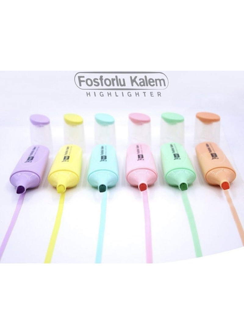 Gıpta - Envy Pastel Color Checkered Notebook Set & Micro Pastel Marking Pen Set - Image 1