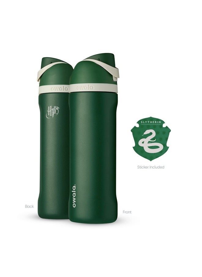 Owala Owala Harry Potter FreeSip Insulated Stainless Steel Water Bottle with Straw for Sports and Travel, BPA-Free Sports Water Bottle, 24 oz, Slytherin  - Image 4