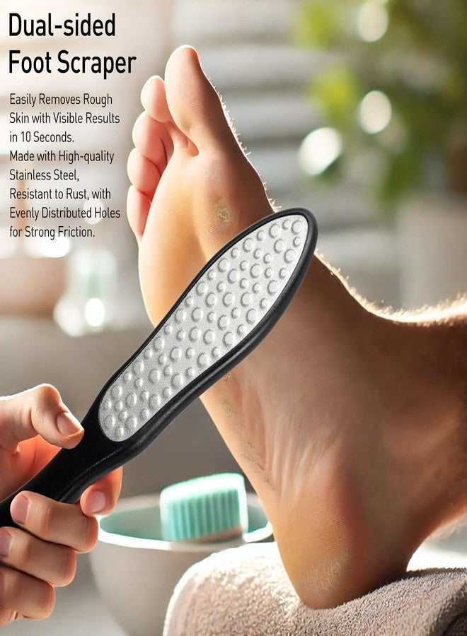 Zoolinn Foot File, Profession Stainless Steel Pedicure Tool, Rasp for Foot Corns and Cracked Heels, Double-Sided Callus Remover, Simple Operation - Image 2