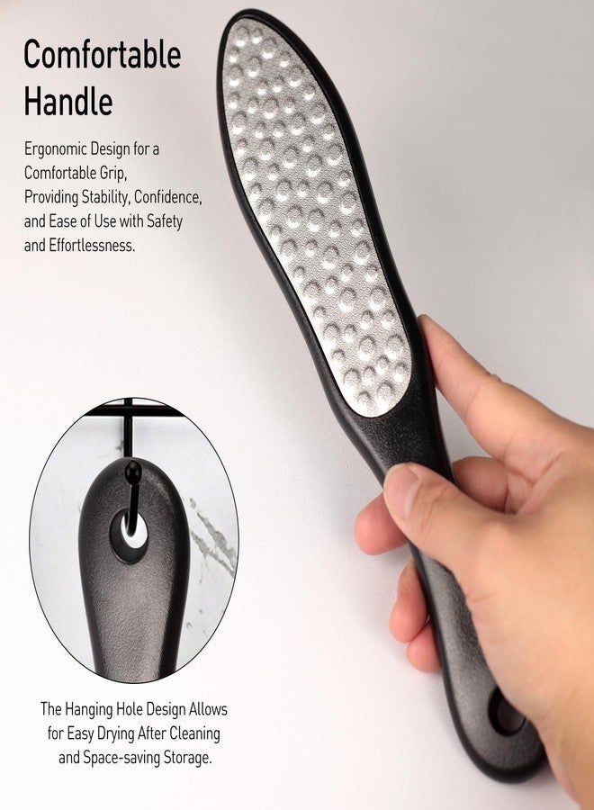 Zoolinn Foot File, Profession Stainless Steel Pedicure Tool, Rasp for Foot Corns and Cracked Heels, Double-Sided Callus Remover, Simple Operation - Image 4