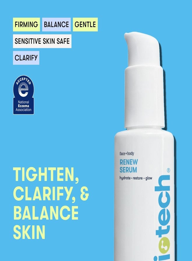 BRIOTECH Renew Serum, Hypochlorous Acid Mineral Gel, Soften Fine Line Appearance, Smooth Skin for Face, Neck, Chest, Spot Corrector, Soothe Redness, Vegan, 3.4 fl oz (2 Pack - Image 2