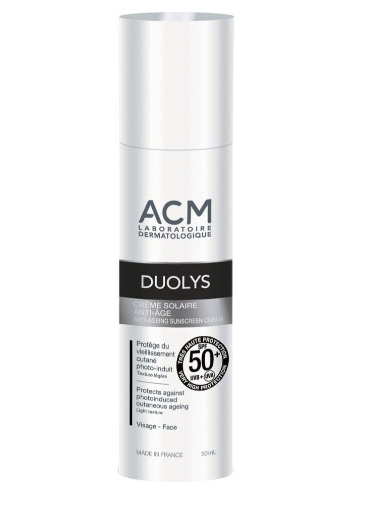 أيه سي أم كريم دووليس الواقي من الشمس المضاد للشيخوخة بعامل حماية من الشمس 50+ 50 مل