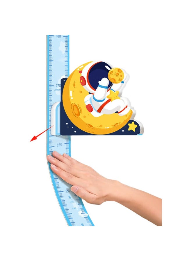 Cuttlefish Children'S Height Wall Sticker, 3D Baby Height Chart, Removable Record Cartoon Wall Sticker, Height Measuring Ruler - Image 3