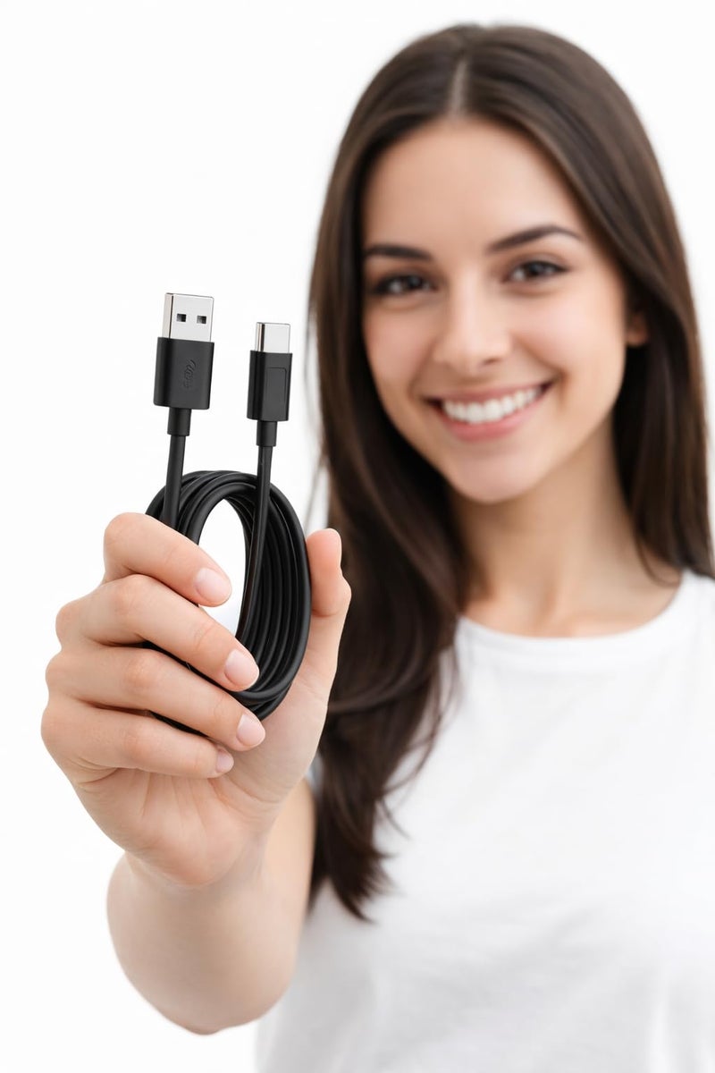 Vooli USB-A to USB-C Moto TurboPower Type C Cable (Only Cable & Supports Upto 33W) Fast Data-SYNC & Charging Cable Supports Quick Charging and Data Transfer New @ 2026 - Image 4