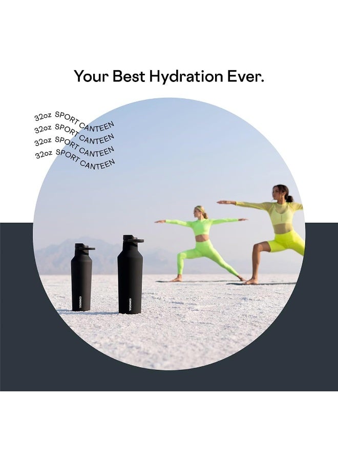 CORKCICLE Corkcicle Sport Canteen Insulated Tumbler, Rucksack, 32 oz – Reusable Water Bottle Keeps Beverages Cold for 25 Hours & Hot 12 Hours – Cupholder Friendly Tumbler with Screw-On Cap - Image 3