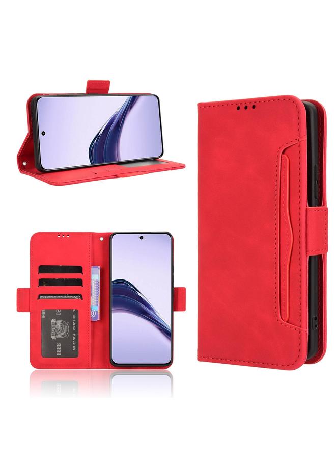 S-TOP Case For Realme 13+ 5G Global Skin Feel Calf Texture Card Slots Leather Phone Case - Image 1