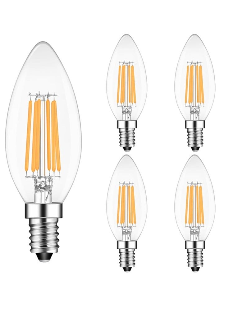 ESNCO E14 Led  Bulb 6W 2700K, Pack of 4 - Image 1